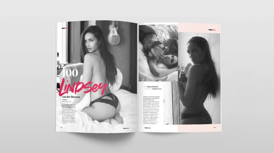 FHM500 spread: Lindsey van der Hoeven